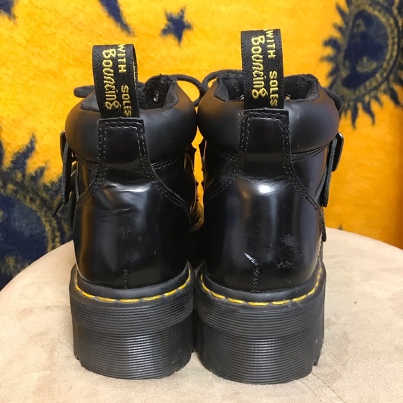 Dr Martens Bryony Buckle Platform Boots - Picture 6 of 8